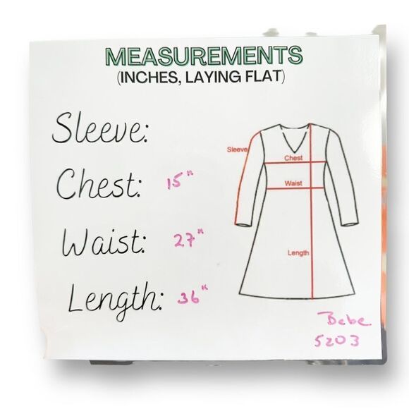 Bebe Silk and Bandage Paisley Print Mini Dress Sz Large - Picture 9 of 11